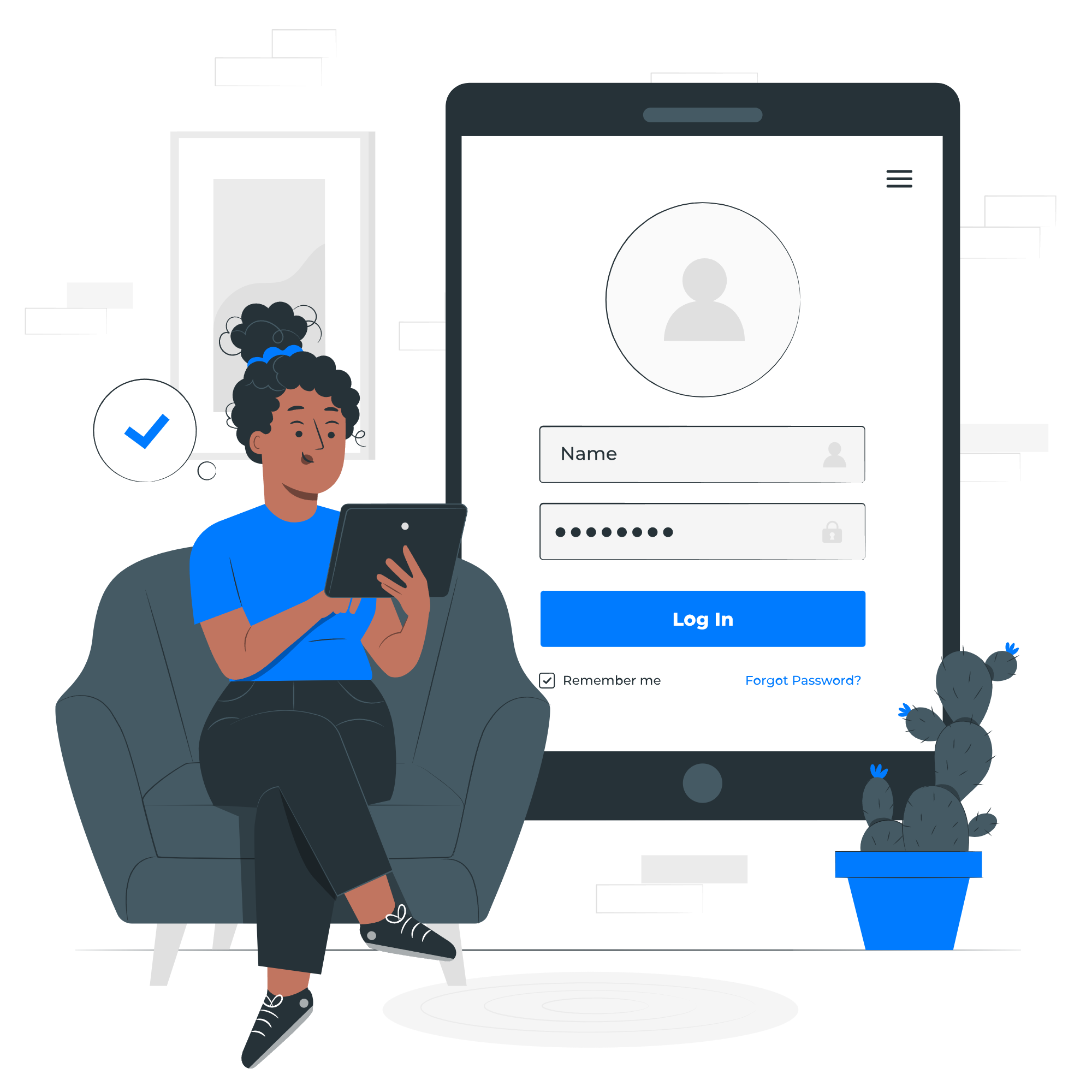 Imagem da tela de login